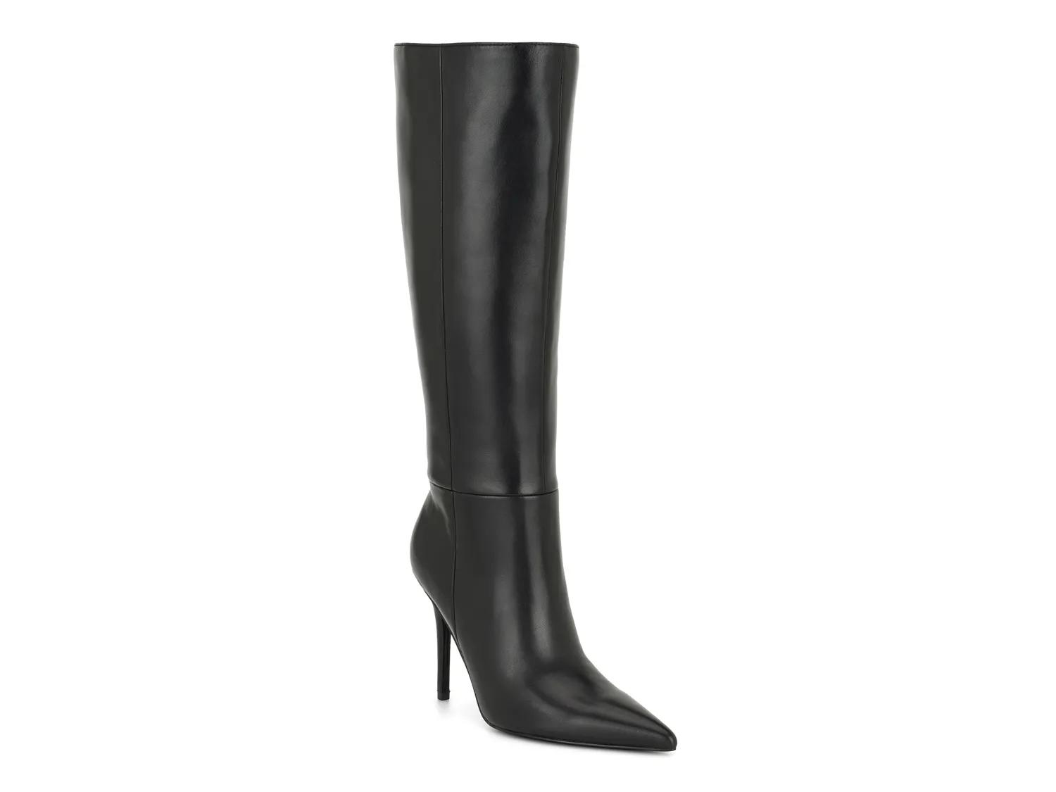 Nine West Cherri Boot | Women's | Black Leather | Size 5 | Boots