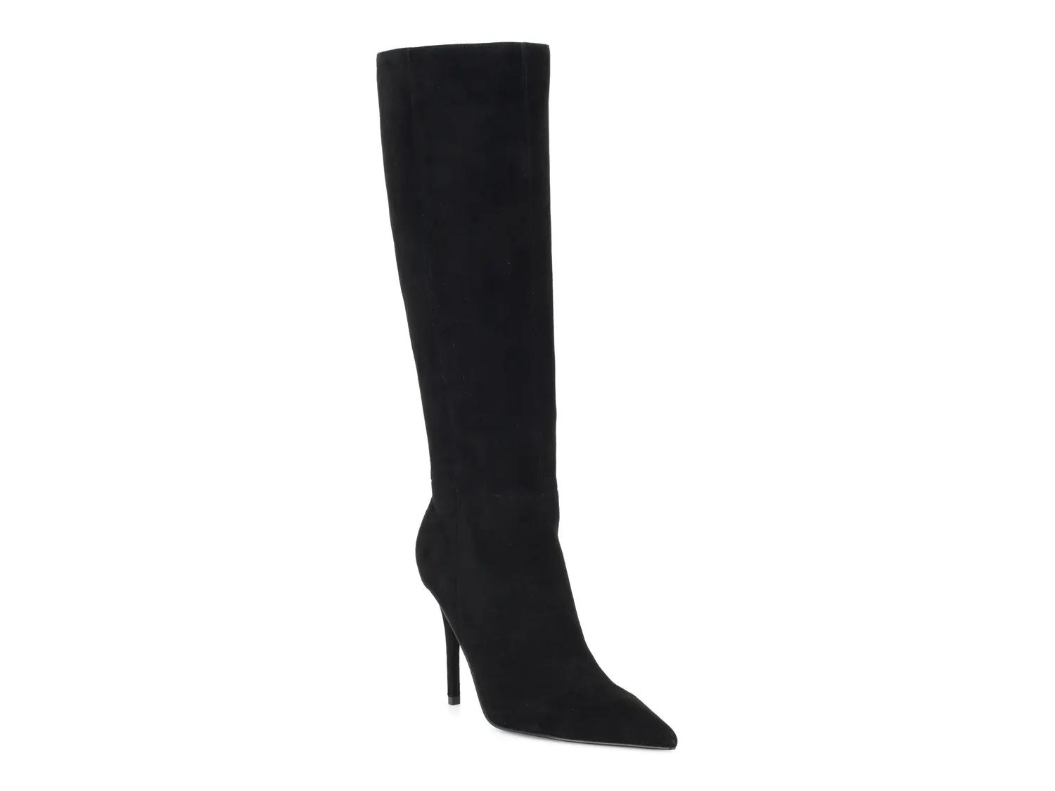 Nine West Cherri Boot | Women's | Black Suede | Size 12 | Boots