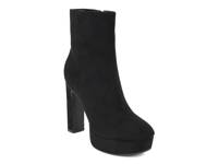Danella Platform Bootie Black Fabric view