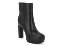 Danella Platform Bootie Black Synthetic view