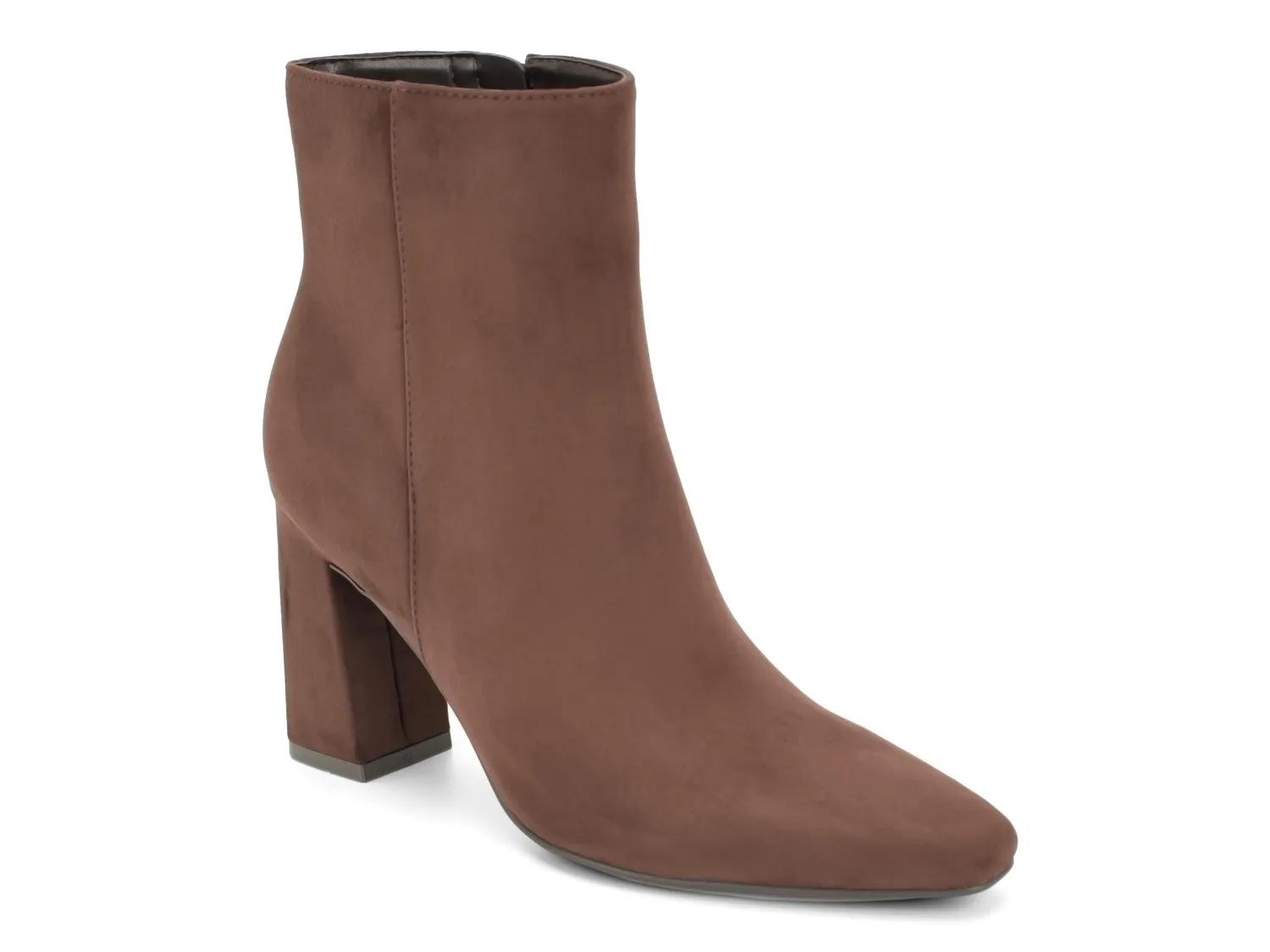 Nine West Ridela Bootie In Brown