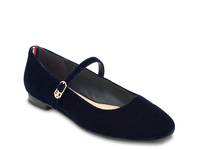 Savoyn Mary Jane Flat Blue view