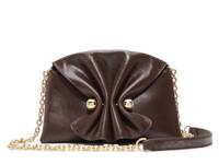 Elsa Leather Crossbody Bag Dark Brown view