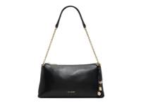 Jules Leather Shoulder Bag Black view