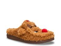 Wally Cozy Reindeer Slipper - Men's Orange view