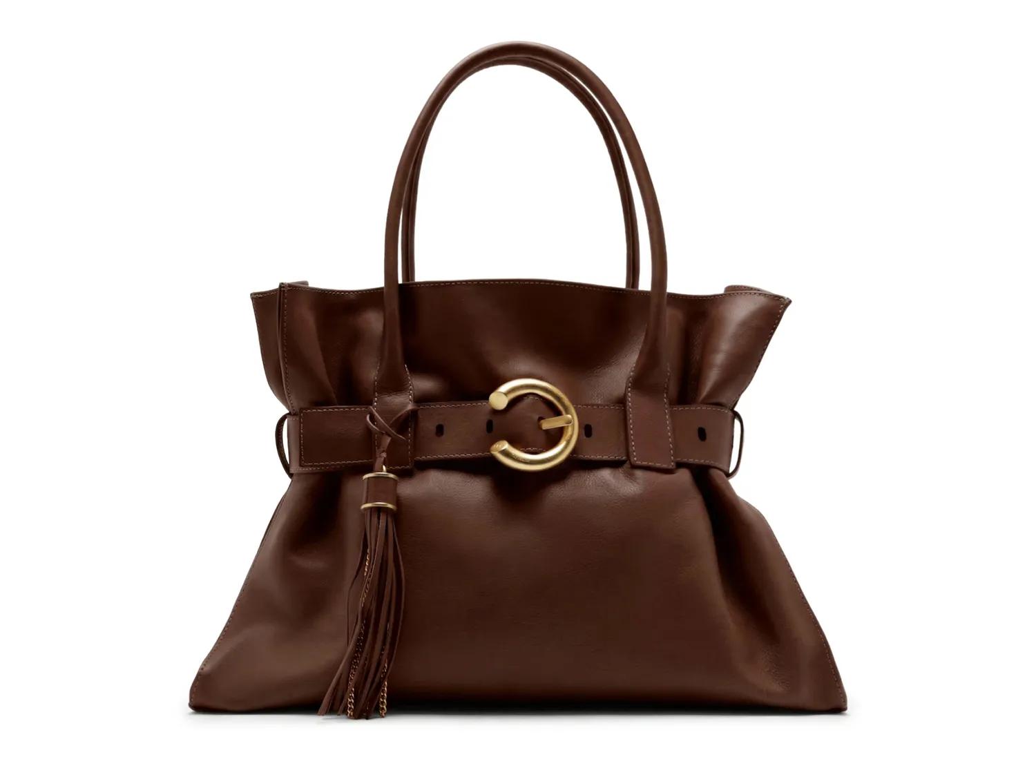 AREZZO Rivera Leather Tote | Women's | Dark Brown | Size Not Applicable | Handbags