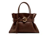 Rivera Leather Tote Dark Brown view