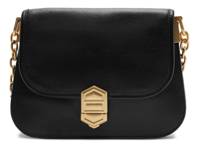 Evelyn Leather Crossbody Bag Black view