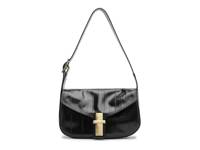 Blair Leather Shoulder Bag Black view
