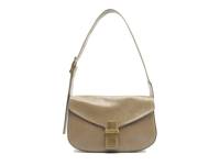 Blair Leather Shoulder Bag Stone Grey view