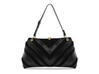 Aurora Leather Shoulder Bag Black view