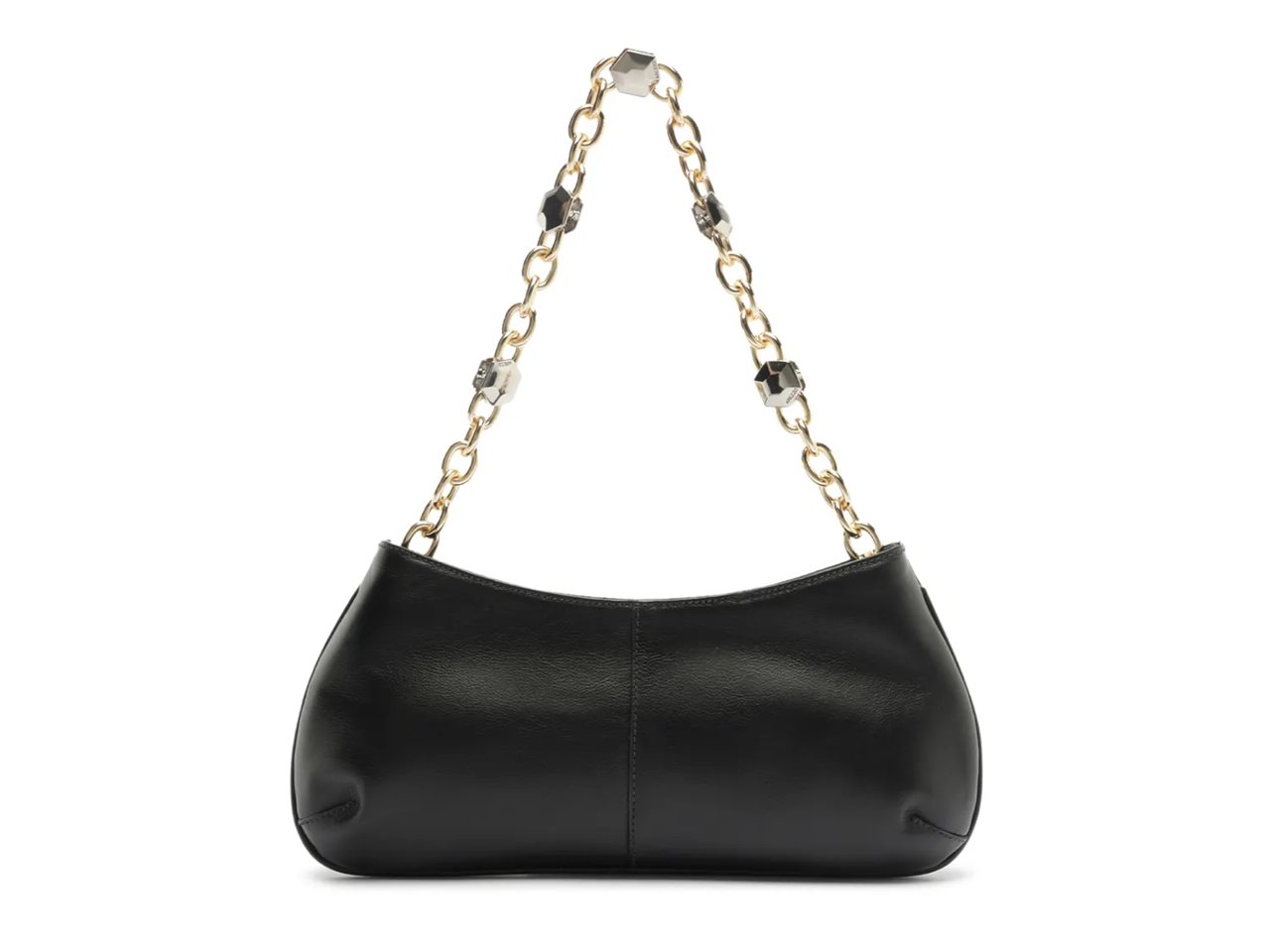 Luna Baguette Leather Shoulder Bag