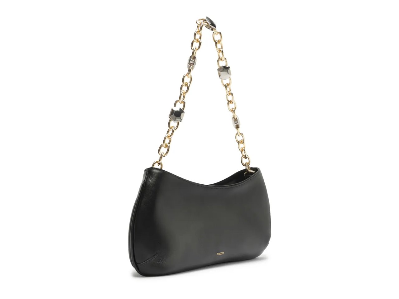 Luna Baguette Leather Shoulder Bag