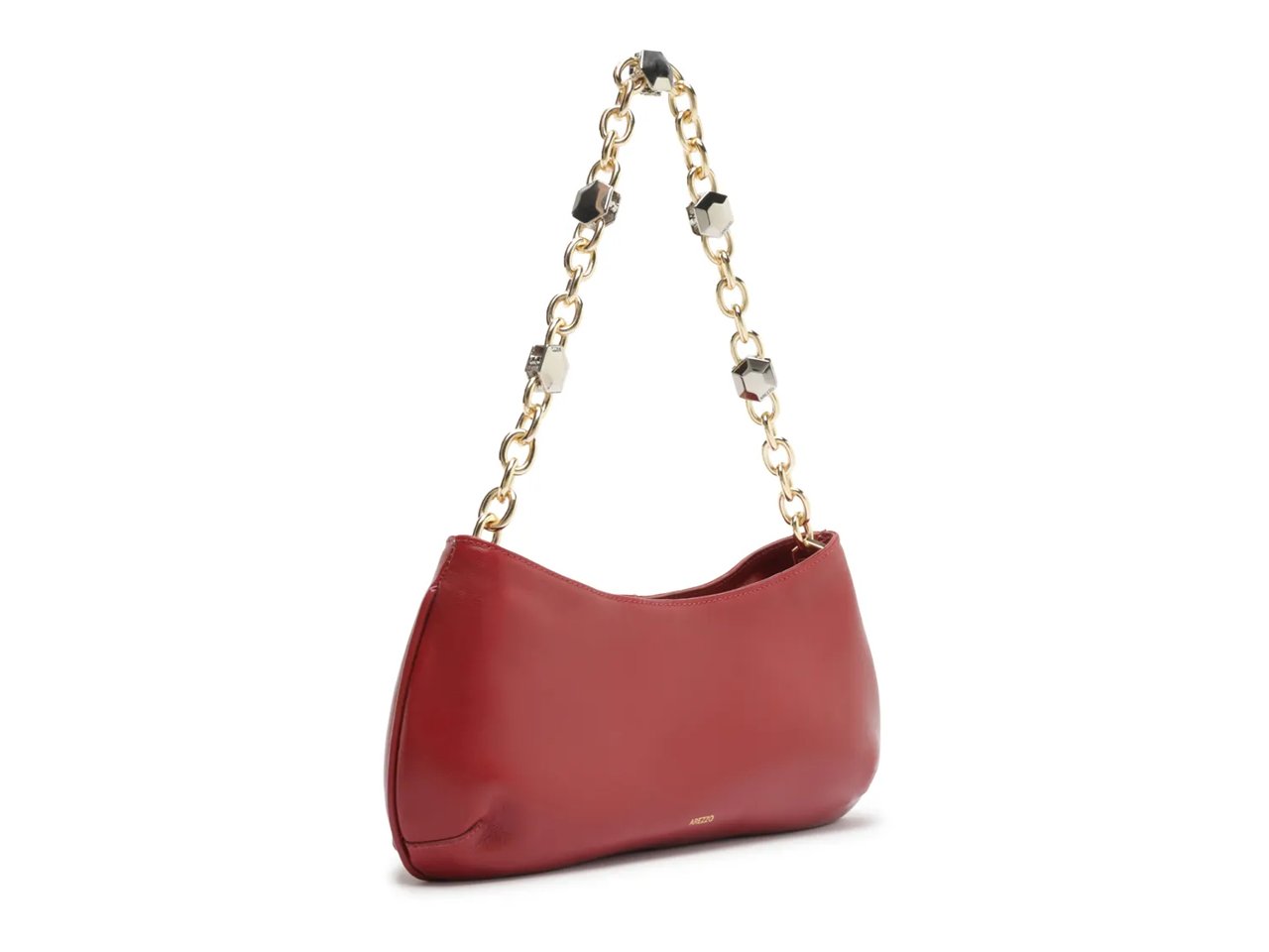 Luna Baguette Leather Shoulder Bag
