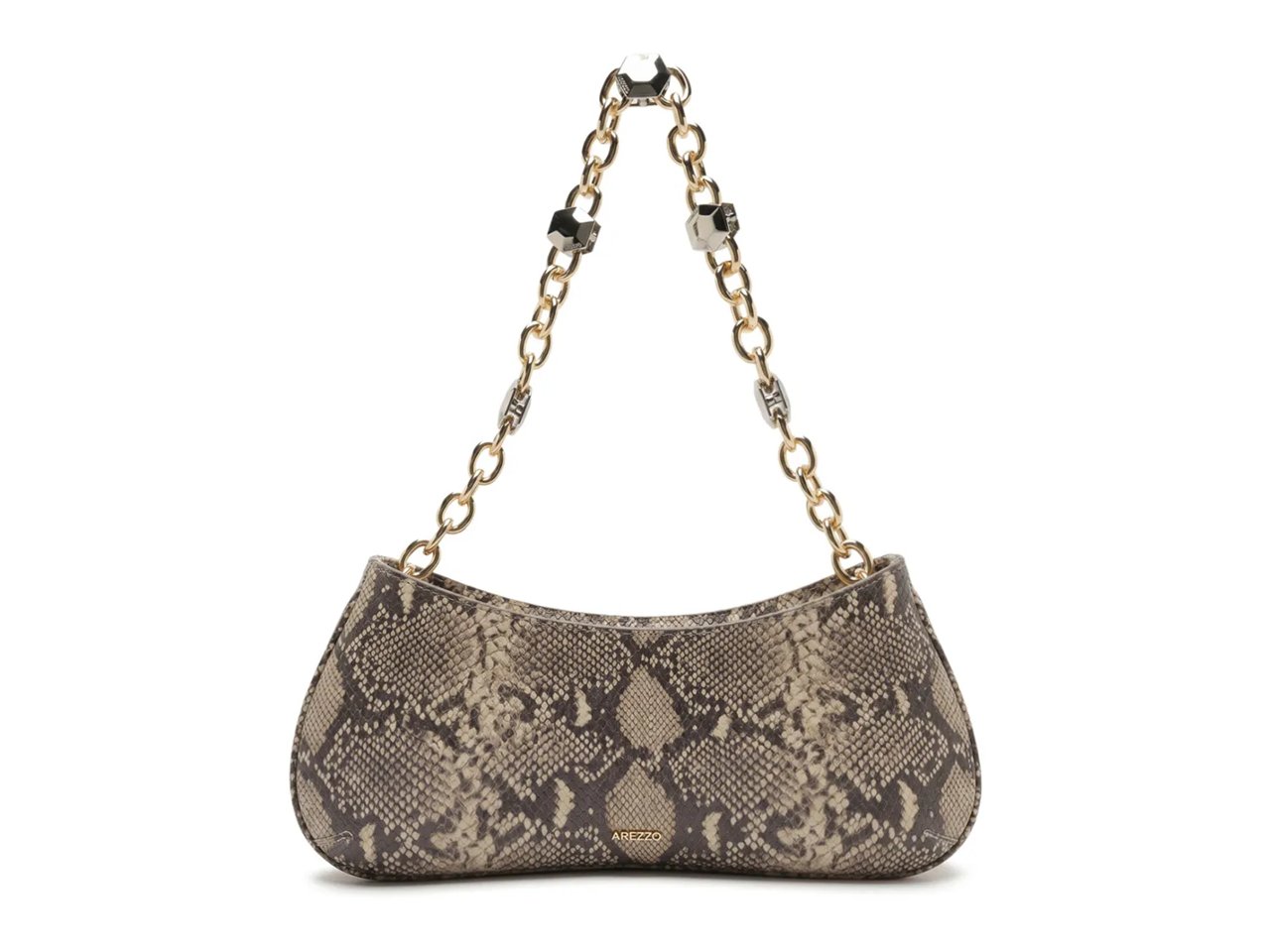 Luna Baguette Leather Shoulder Bag