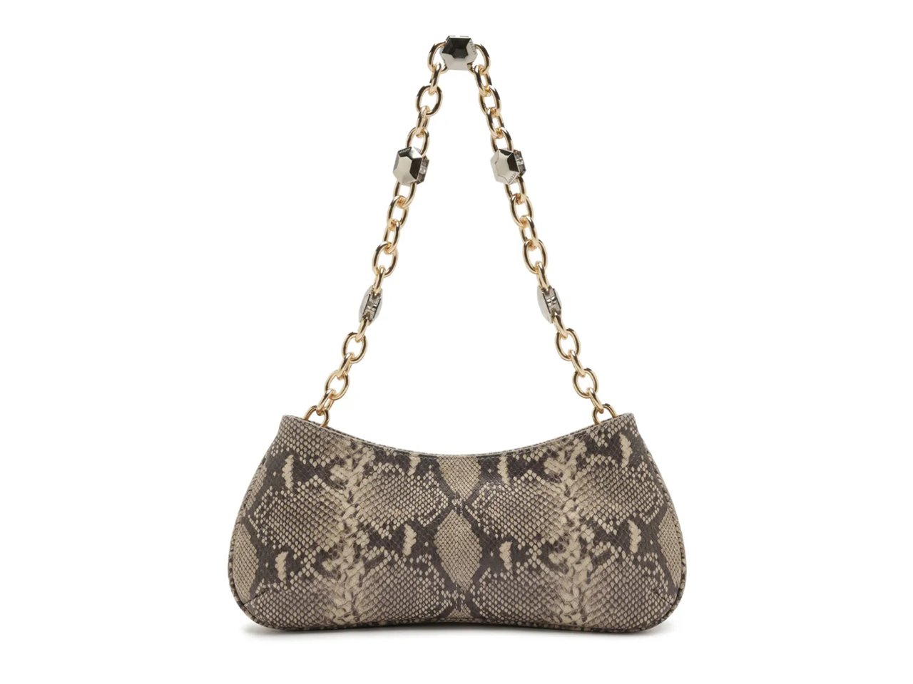 Luna Baguette Leather Shoulder Bag