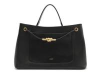 Delphine Leather Tote Black view