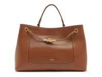 Delphine Leather Tote Brown view