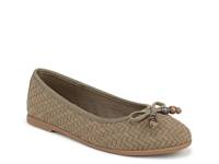 Bardot Ballet Flat Olive Green view