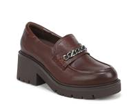 Jolee Platform Loafer Dark Brown Leather view