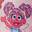 Sesame Street High-Top Sneaker - Kids' Pink view