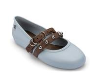 Soft Ballerina Jelly Flat Blue/Brown view