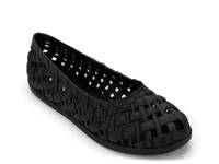 Possession Ballerina Jelly Flat Black view