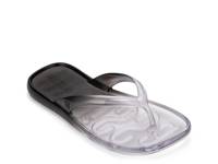 Beachwear Jelly Flip Flop Clear/Black view