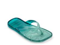 Beachwear Jelly Flip Flop Green/Blue view