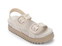 Cozy Jelly Platform Sandal Cream view