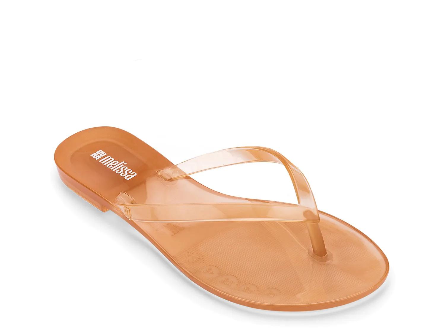 Melissa Harmonic Jelly Flip Flop | Women's | Tan | Size 10 | Sandals | Jelly