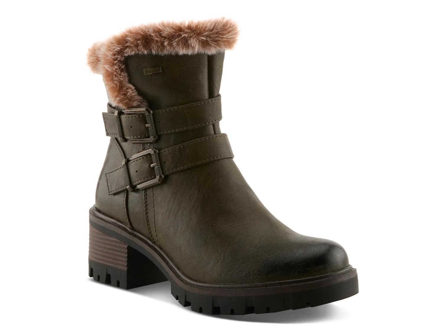 Spring Step Beartrak Bootie In Dark Green