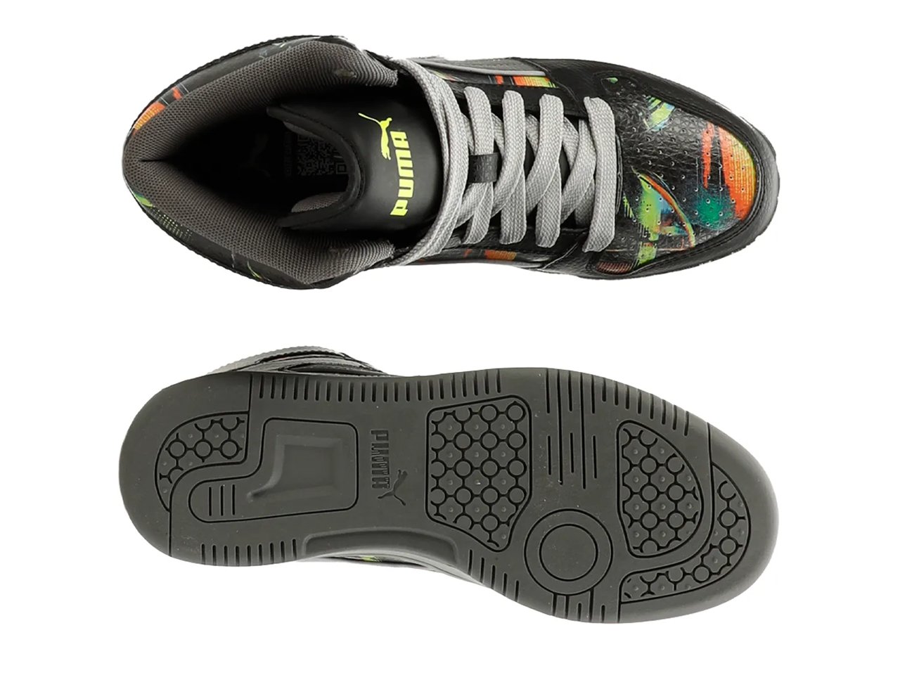 Rebound Layup Digital Drip High-Top Sneaker - Kids'