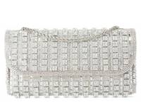 Elabourate Clutch Silver Metallic view