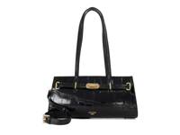 Depend Leather Shoulder Bag Black Croc Print view