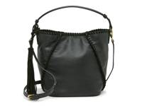 Eve Leather Bucket Bag Black view
