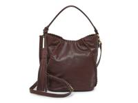 Eve Leather Bucket Bag Dark Brown view