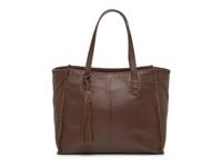 Eve Leather Tote Dark Brown view