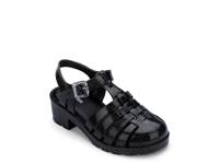 Possession Heel Jelly Fisherman Sandal - Kids' Black view