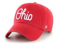 OSU Script Clean Up Baseball Cap Shop all '47 Red view