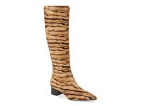 Gordon Boot Tan Zebra Stripe Print view