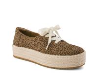 Valencia Platform Espadrille Light Brown view