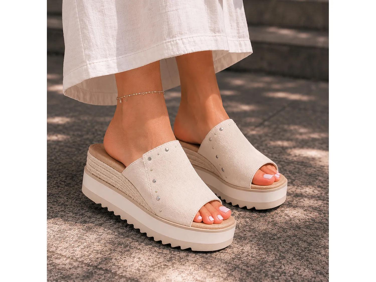 Diana Mule Espadrille Wedge Sandal