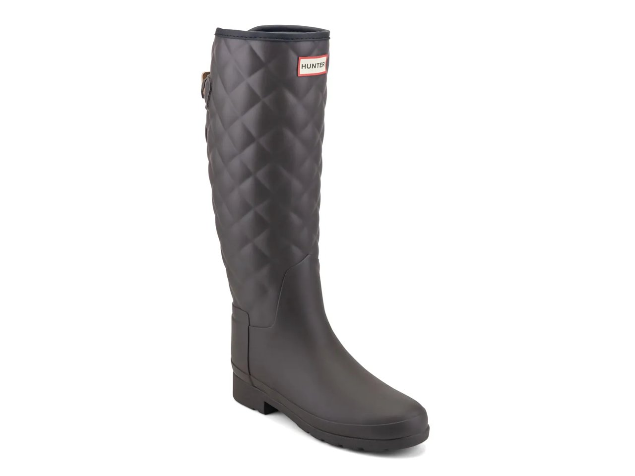 Refined Gloss Quilt Tall Rain Boot - Women's