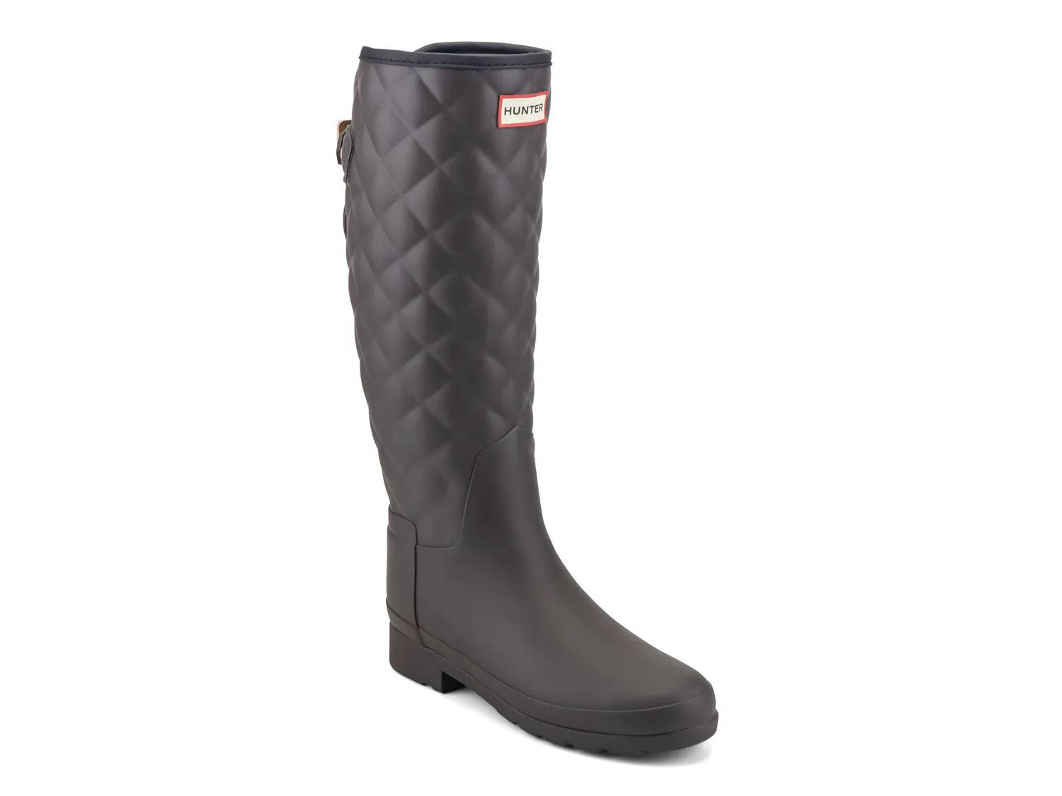 Refined Gloss Quilt Tall Rain Boot - Women's