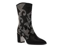 Abigail Bootie Black/Silver view