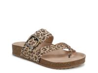 Livia Wedge Sandal Brown Leopard Print view