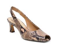 Anabel Pump Tan/Black Snake Print view
