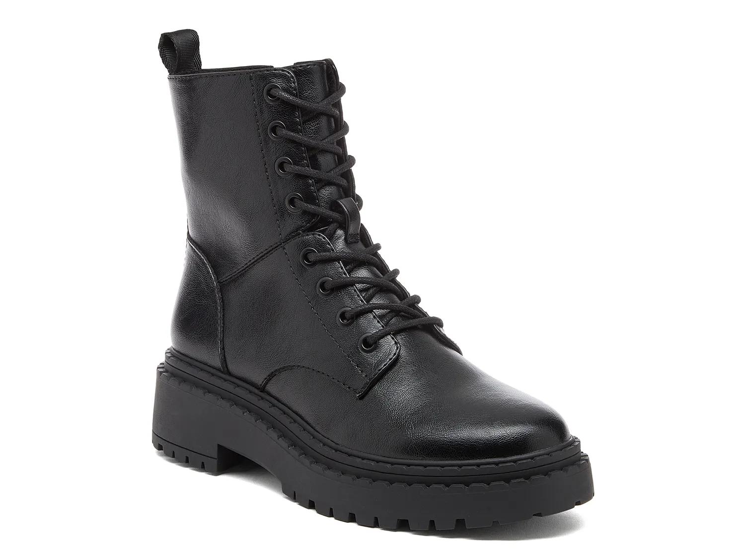 Rocket Dog Prima Combat Boot In Black