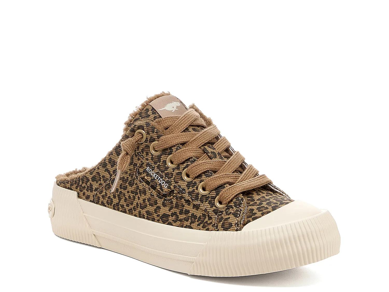 Rocket Dog Cheery Mule Slipon Sneaker In Leopard Print